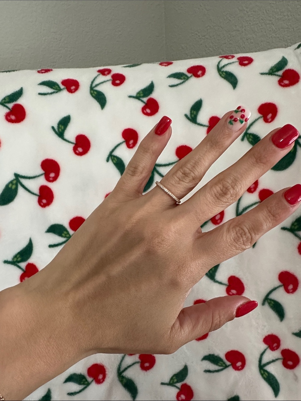 Kendra Scott Rose Gold Pave Stackable Ring with White Diamonds